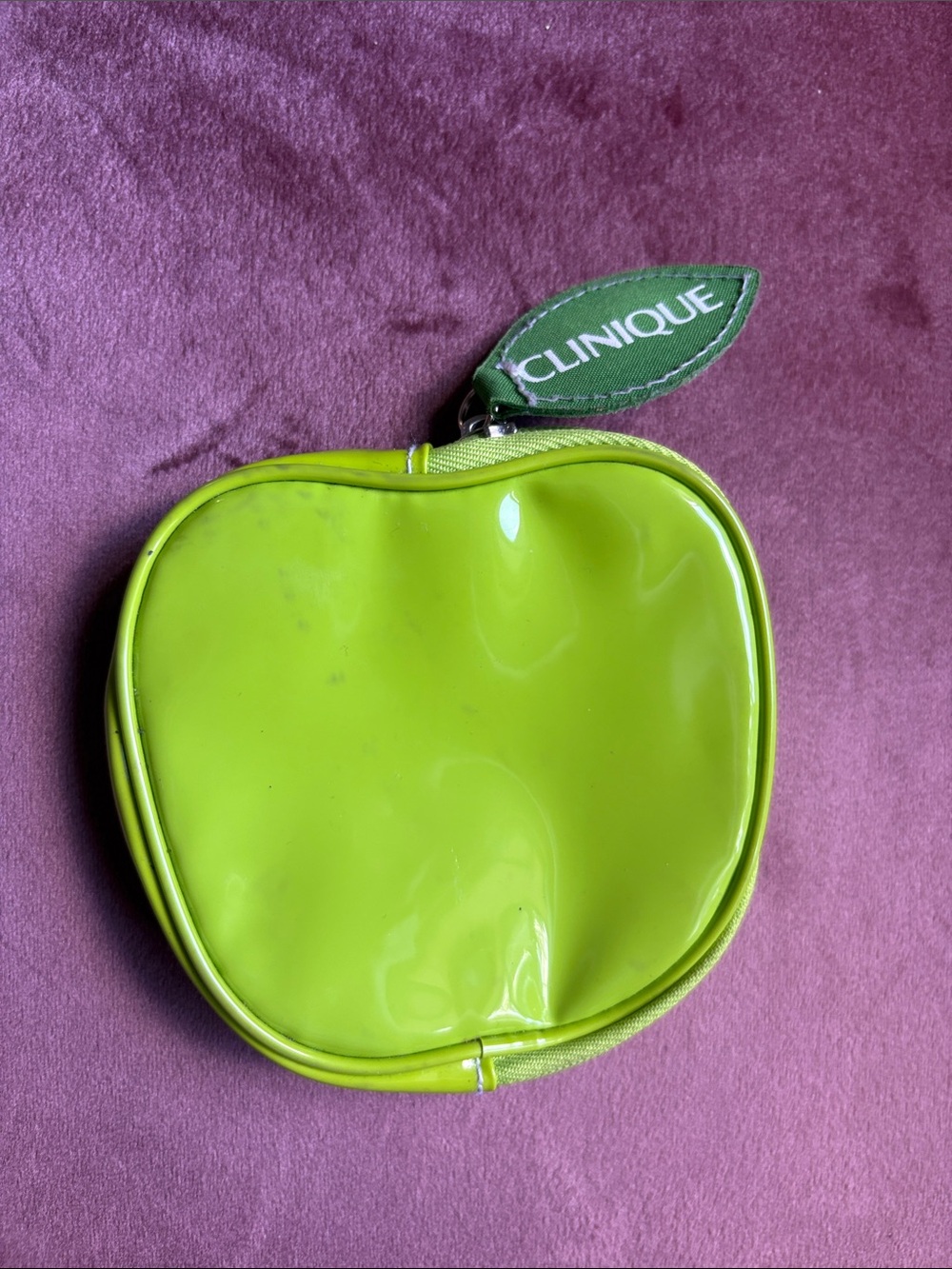 Clinique Kids Lime Green Apple Coin Pouch